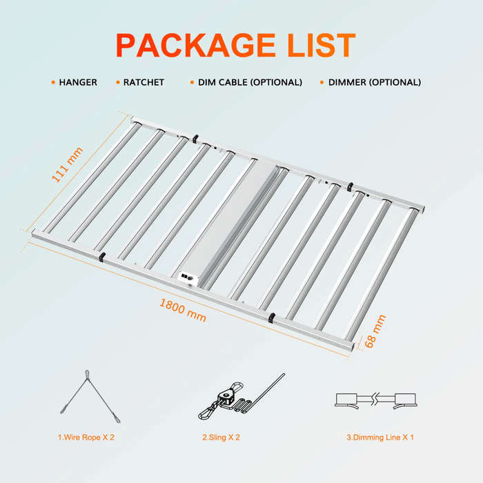 1200W Samsung LM281B LED Grow Light