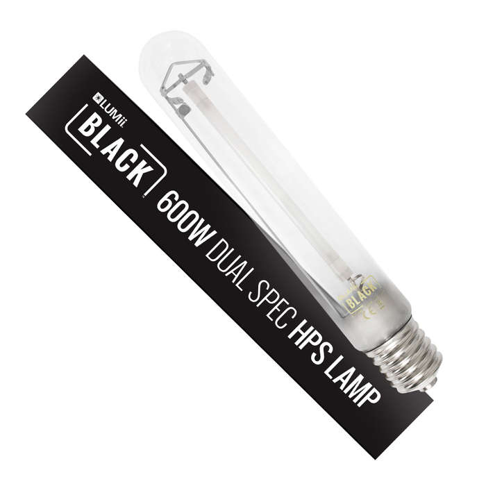 600W LUMii BLACK HPS Dual Spec Bulb