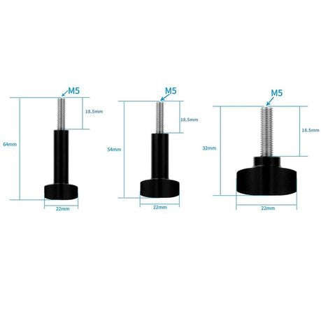 S-Cape Aluminium Screws For Gopro - Set of 3
