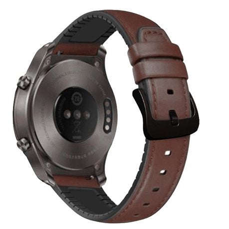 S-Cape 22mm PU Leather Strap for Samsung & Garmin Watch