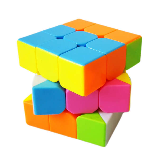 Magic 3D Puzzle Cube - Assorted Lumo Colours