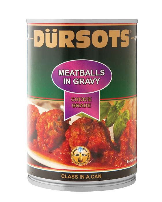Dursots Canned Meatball Variants - 400g 6 Pack