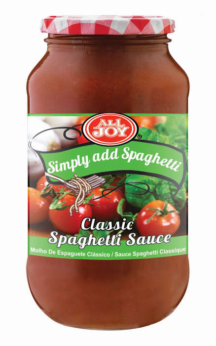 All Joy Spaghetti Sauce 3 Bottles x 820g