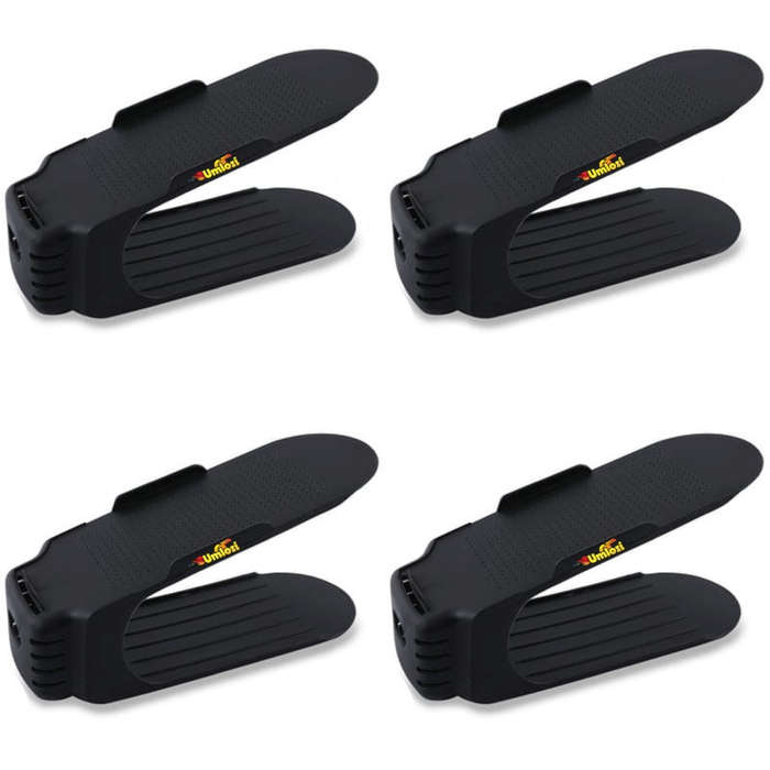 Shoe Slot Organiser - Set Of 4 - Assorted Colours