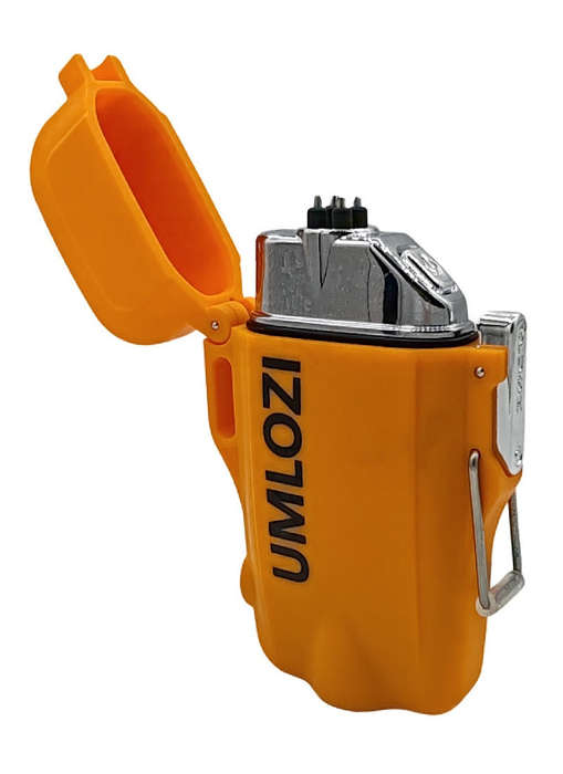 Flameless Electronic Rechargeable, Water & Windproof Lighter With LED Torch