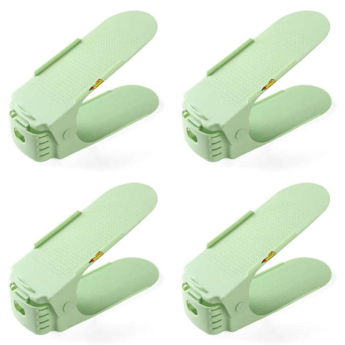 Shoe Slot Organiser - Set Of 4 - Assorted Colours