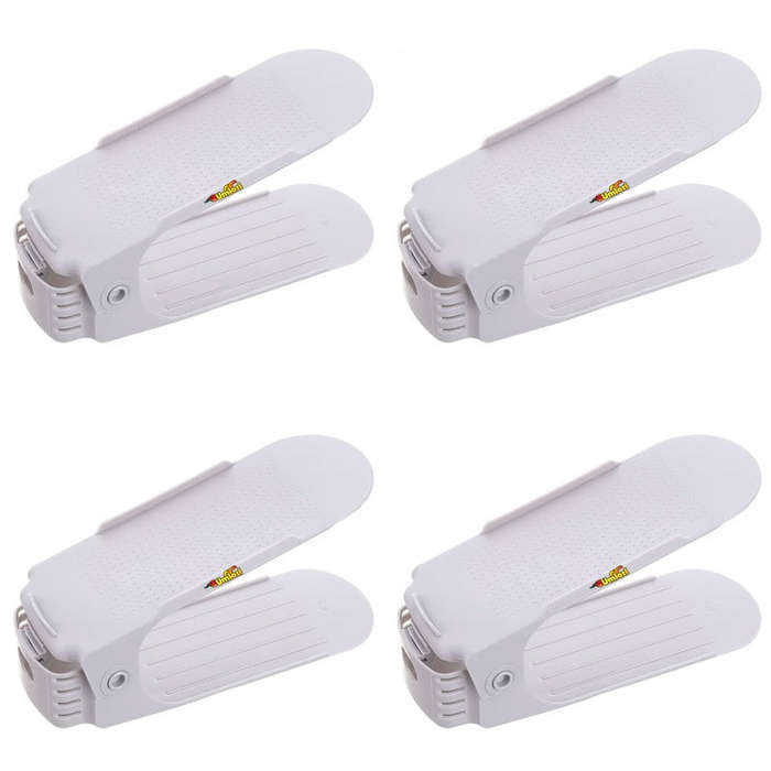 Shoe Slot Organiser - Set Of 4 - Assorted Colours