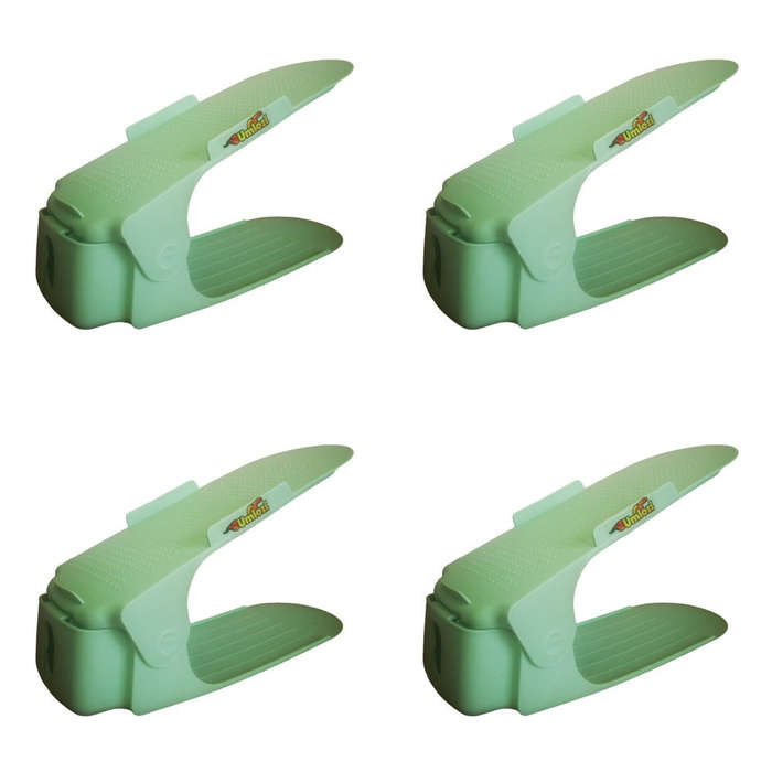 Shoe Slot Organiser - Set Of 4 - Assorted Colours