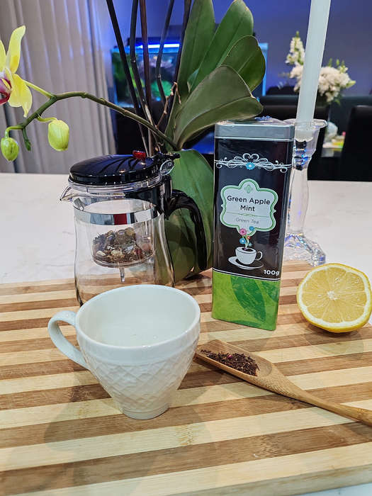 Green Apple Mint Tea 100g - Cildan Tea Merchant
