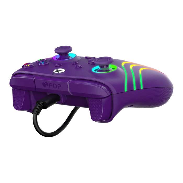 PDP Afterglow Wave Purple USB Gamepad Analogue / Digital PC, Xbox Series S, Xbox Series X