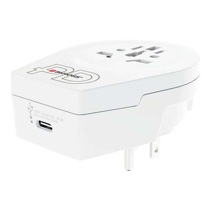 Skross C20PD World to USA USB Adapter Plug 1.500292