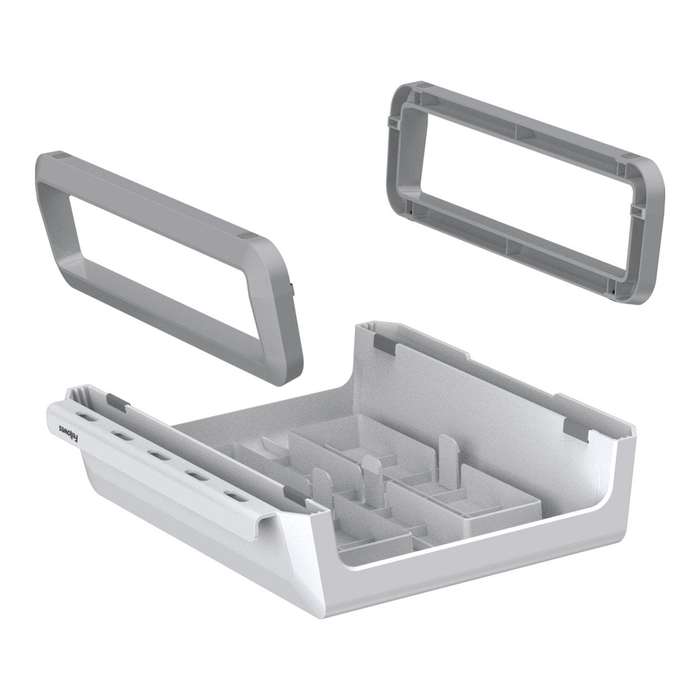 Fellowes Breyta Height Adjustment Monitor Riser Stand White 100016561
