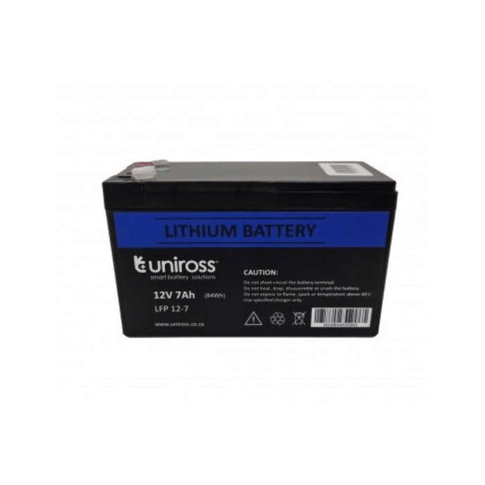 Uniross 12.8V 7Ah LiFePO4 Battery 10LFP12-7