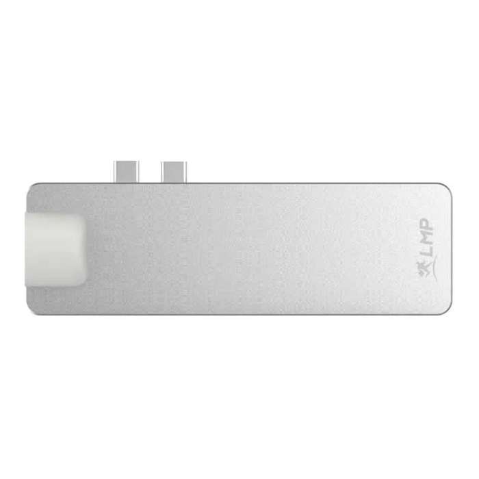 LMP Compact Dock 8-in-1 Ethernet Docking Station Silver 17278