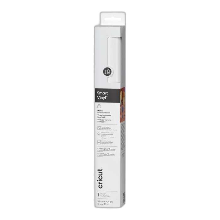 Cricut Smart Matless Permanent Vinyl 33x91cm 1-sheet White 2011315