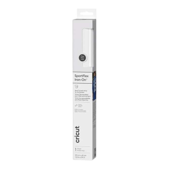 Cricut SportFlex Iron-On Vinyl 28x60cm 1-sheet White 2011322