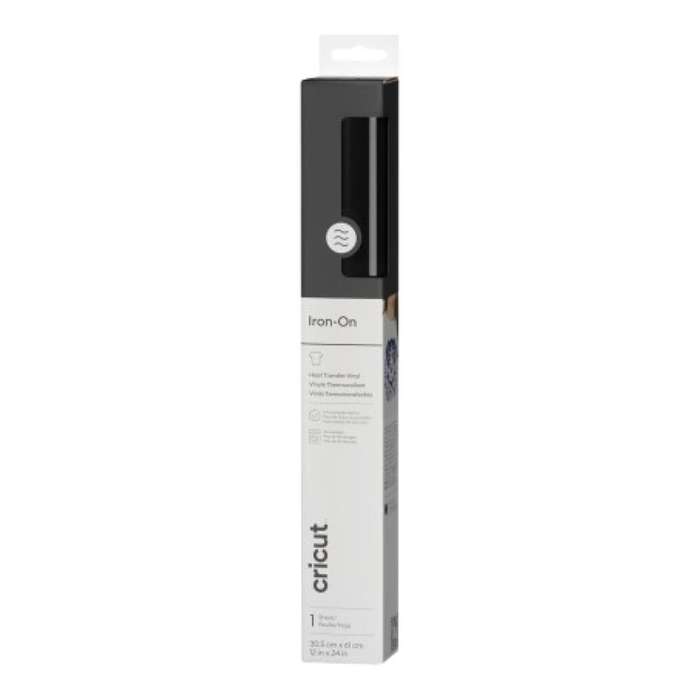Cricut Everyday Iron-On Vinyl 30x60cm 1-sheet Black 2011327