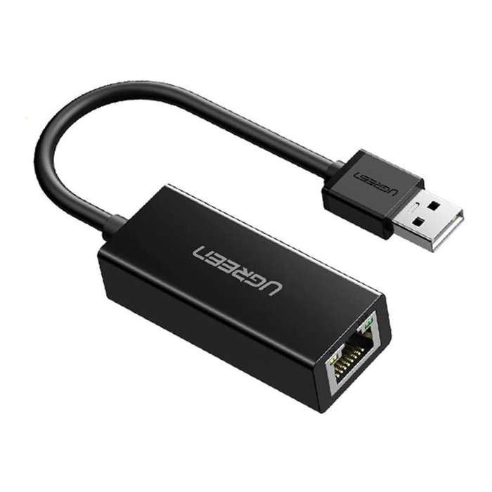 Ugreen USB-A Male to RJ45 10/100Mbp/s Adapter Black 20254