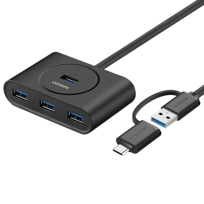 Ugreen Multi USB-A Interface HUB Black 20290