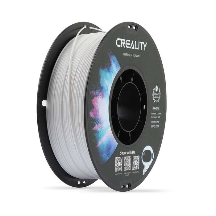 Creality 3D 1Kg PETG Printing Material Polyethylene Terephthalate Glycol White 3301030034