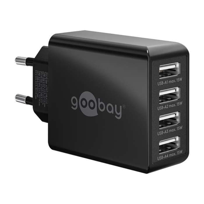 Goobay 30W 4-port USB Charger 44953