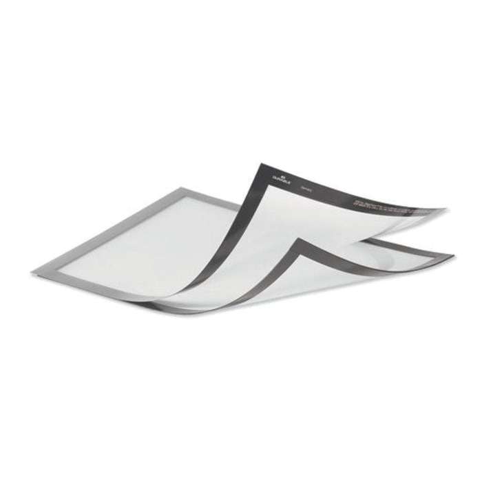 Durable DURAFRAME A4 Magnetic Document Signage Frame 5-pack Silver 486923