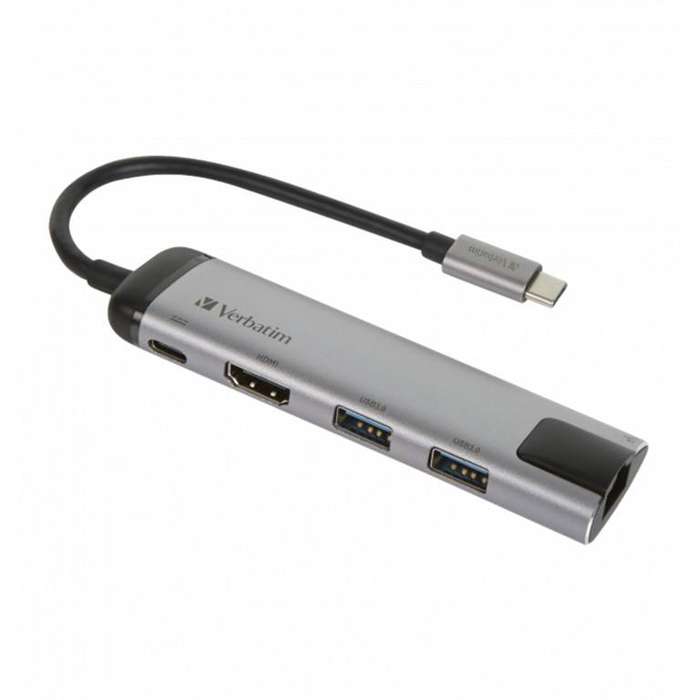 Verbatim USB Type-C 5-in-1 Multiport Hub 49141