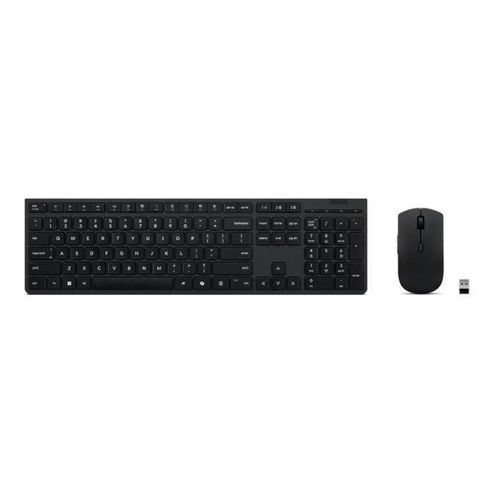 Lenovo Professional Wireless Rechargeable Mouse and Keyboard Combo 4X31R64316