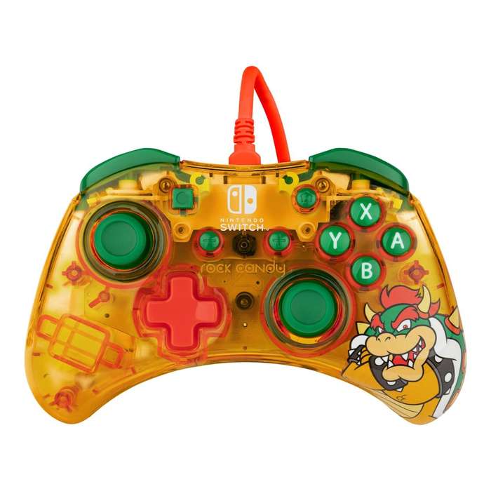 PDP Wired Gaming Controller for Nintendo Switch Bowser Rock Candy 500-181-BOW