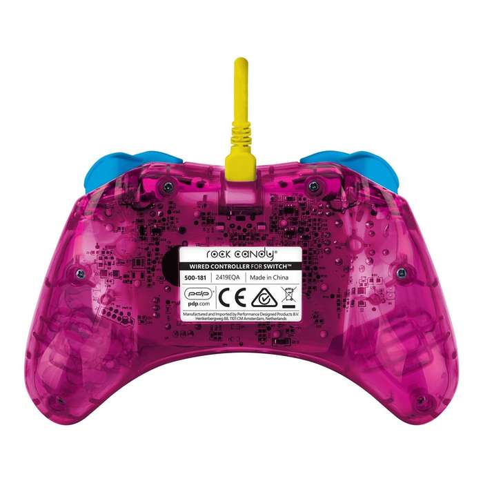 PDP Wired Gaming Controller for Nintendo Switch Peach Pink Rock Candy 500-181-PCH