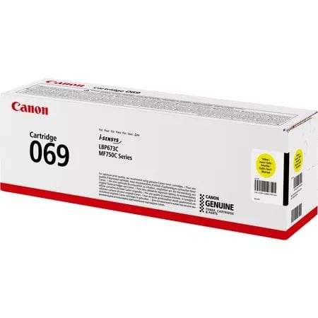 Canon 069 Yellow Toner Cartridge 1,900 Pages Original 5091C002 Single-pack