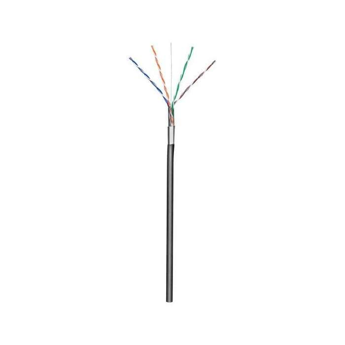 Goobay CAT 5e Outdoor Network F/UTP 100m CCA Cable Black 57294