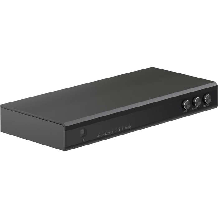 Goobay 60Hz 4-to-1 HDMI Switch with Audio Output 58490