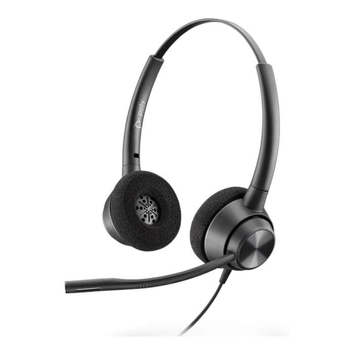 Poly EncorePro 320 Wired Stereo Type-C Headset Black 767F9AA