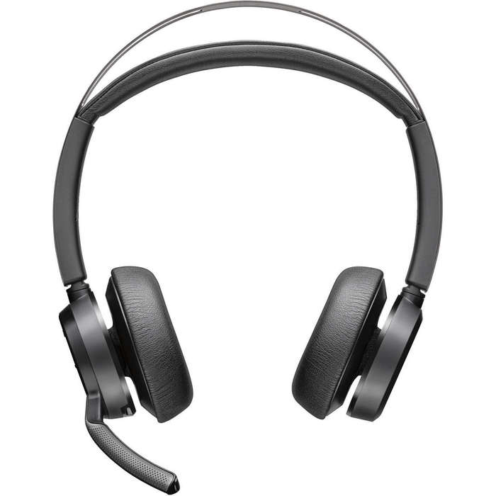 Poly Voyager Focus 2 Microsoft Teams Certified USB-A Headset with Charging Stand 77Y87AA