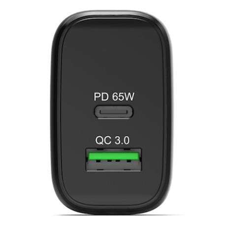 Port Designs 65W GaN USB Indoor Wall Fast Charger Black 902104EU