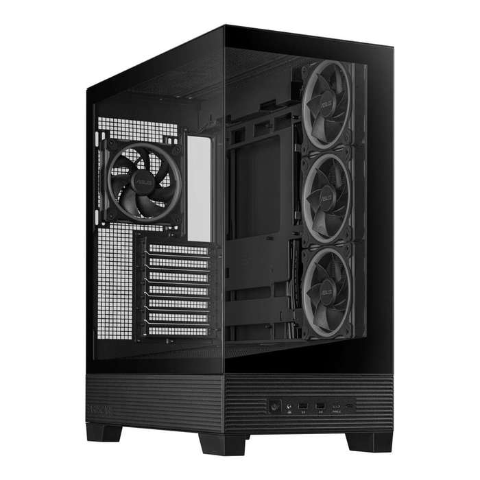ASUS A31 Plus TG ARGB Black Midi Tower PC Case 90DC00R0-B19000