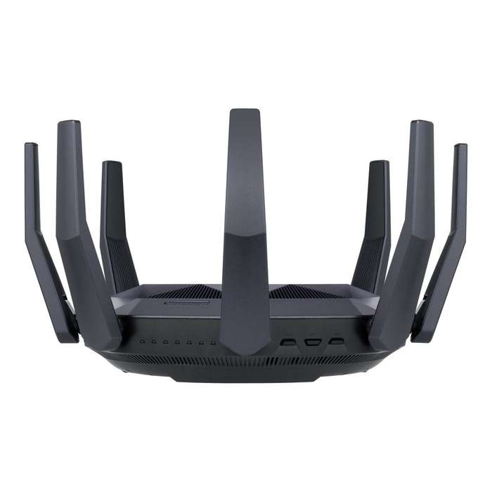 ASUS RT-AX89X AX6000 AiMesh Wireless Router - Ethernet Dual-band 2.4GHz and 5GHz Black 90IG04J1-...