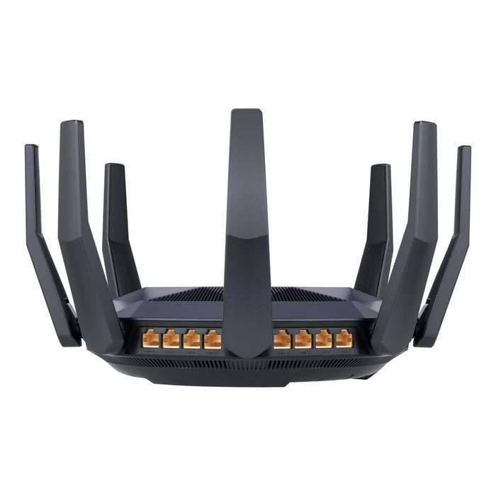 ASUS RT-AX89X AX6000 AiMesh Wireless Router - Ethernet Dual-band 2.4GHz and 5GHz Black 90IG04J1-...
