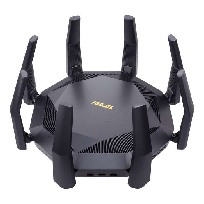 ASUS RT-AX89X AX6000 AiMesh Wireless Router - Ethernet Dual-band 2.4GHz and 5GHz Black 90IG04J1-...