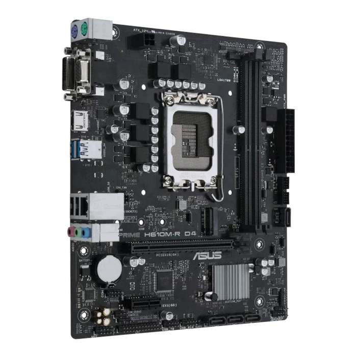 ASUS Prime H610M-R D4 Intel LGA 1700 micro ATX Motherboard 90MB1B40-M0ECY0