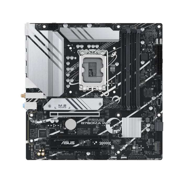 ASUS Prime B760M-A Wi-Fi Intel LGA 1700 micro ATX Motherboard 90MB1EL0-M0EAY0