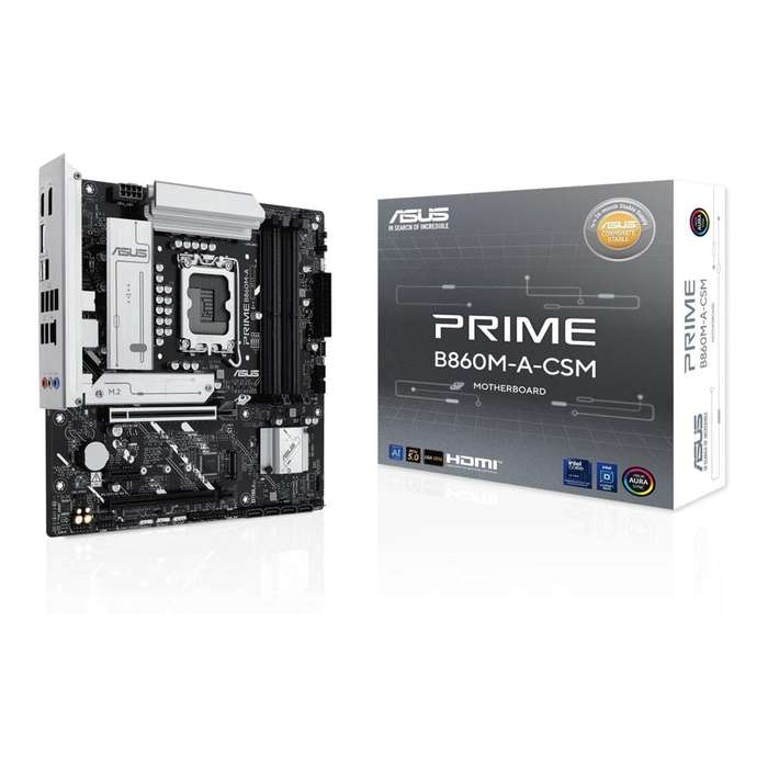 ASUS Prime B860M-A-CSM Intel LGA 1851 micro ATX Motherboard 90MB1K00-M0EAYC