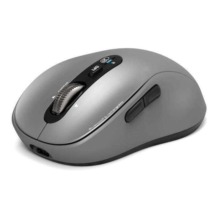 Port Designs Expert Bluetooth & MAC Rechargeable Optical 3200 DPI Mouse Grey 910201