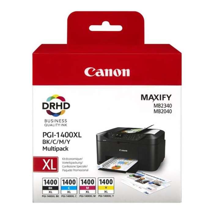 Canon PGI-1400XL High-Yield Black & Colour Ink Cartridge Original 9185B007 Multi-pack