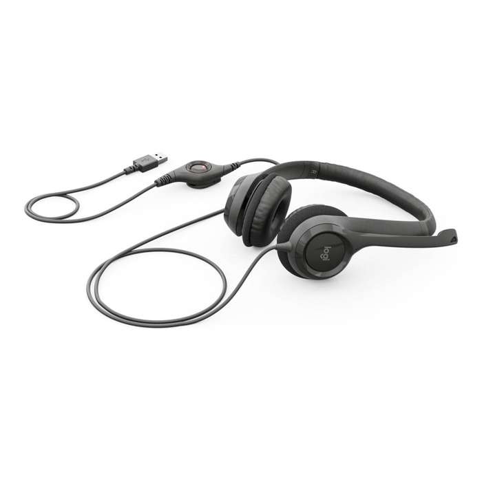 Logitech H390 USB Headset with Noise-Canceling Mic 981-000803
