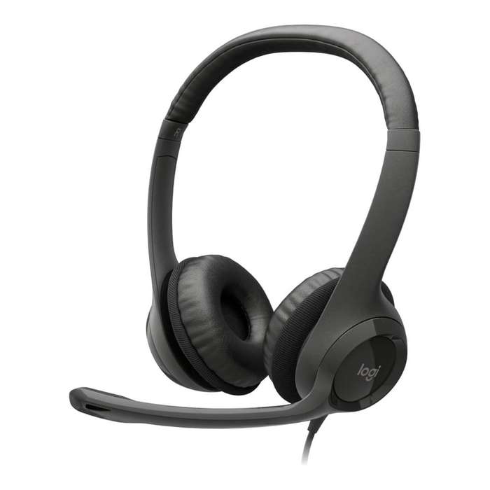 Logitech H390 USB Headset with Noise-Canceling Mic 981-000803