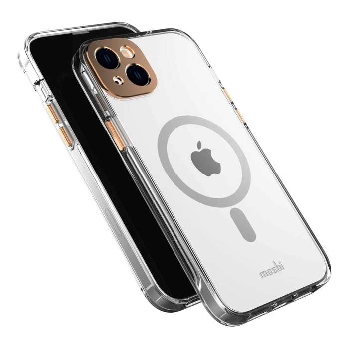 Moshi iGlaze Slim Hardshell MagSafe Case for iPhone 14 Plus - Sunset Gold 99MO137226