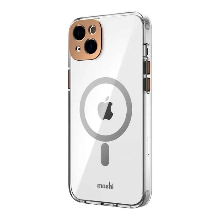 Moshi iGlaze Slim Hardshell MagSafe Case for iPhone 14 Plus - Sunset Gold 99MO137226