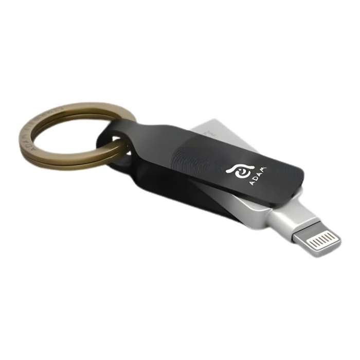 Adam Elements iKlips Duo+ 32GB Lightning to Type-A USB Flash Drive Black